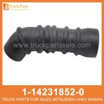 HOSE AIR CLEANER 1-14231852-0 1142318520 1-14231-852-0 for ISUZU FVR33 6HH1 Filtro de aire de manguera