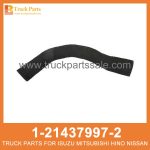 HOSE WATER RAD OUTLET 1-21437997-2 1214379972 1-21437-997-2 for ISUZU CYZ51 6WF1 Salida de agua de agua de manguera