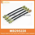Hose Front Chassis Side FF 10mm 280mm MB295228 MH033217 MC865484 for Mitsubishi truck Lado del chasis delantero de la manguera