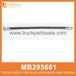 Hose Front Wheel Side FF 10mm 375mm MB295681 MH033200 MC832898 for Mitsubishi truck Manguera del lado de la rueda delantera