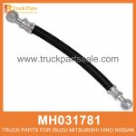 Hose Oil Feed Alternator 270mm Length MH031781 for Mitsubishi truck Alternador de alimentaci??n de aceite de manguera