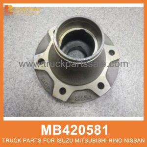 Hub Front Wheel 6 Bolt Type MB420581 for Mitsubishi truck Perno de la rueda delantera del cubo