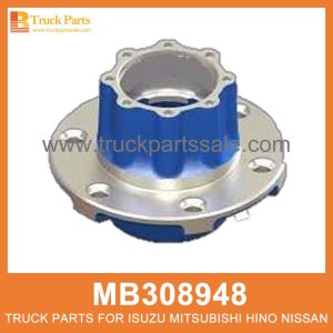 Hub Rear Wheel 6 Bolt Type MB308948 for Mitsubishi truck Perno de la rueda trasera del cubo