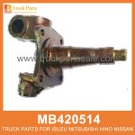 Knuckle Left Front Axle MB420514 for Mitsubishi truck Nudillo eje delantero izquierdo