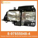 LAMP ASM HEAD 8-97855048-4 8-97855047-4 8978550484 8978550474 8-97855-048-4 8-97855-047-4 for ISUZU NKR55 100P L??mpara ASM Cabeza ASM