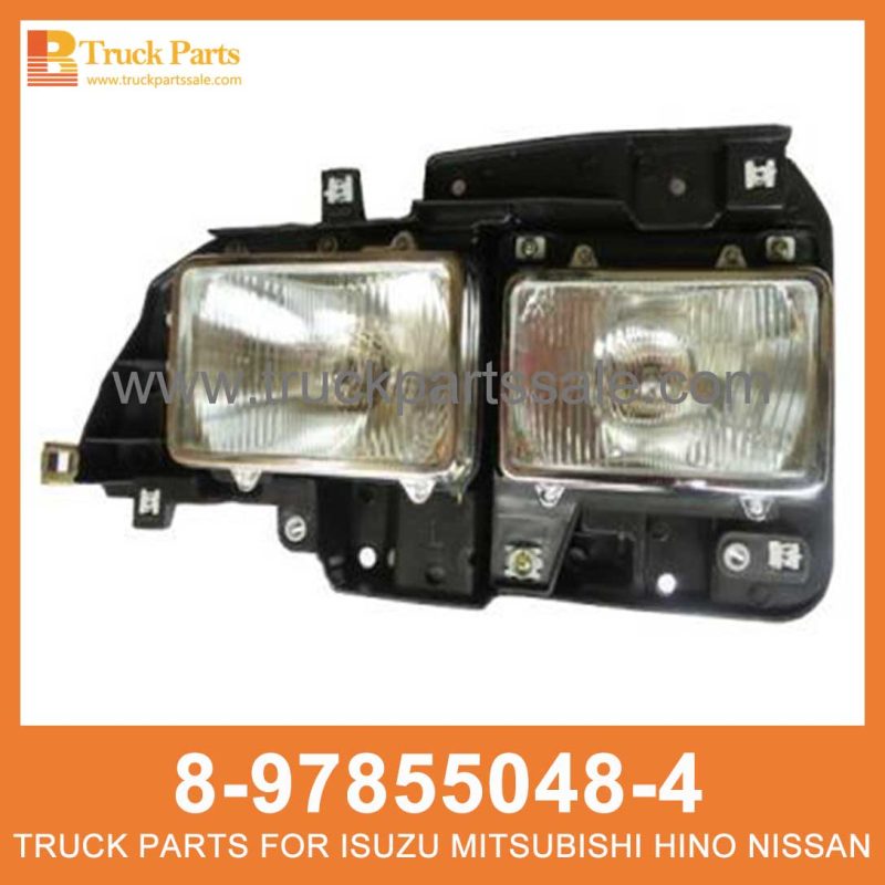 LAMP ASM HEAD 8-97855048-4 8-97855047-4 8978550484 8978550474 8-97855-048-4 8-97855-047-4 for ISUZU NKR55 100P L??mpara ASM Cabeza ASM
