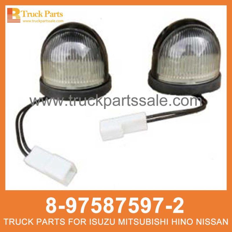 LAMP MARKER 8-97587597-2 8975875972 8-97587-597-2 for ISUZU NPR NQR 700P Marcador de l??mpara