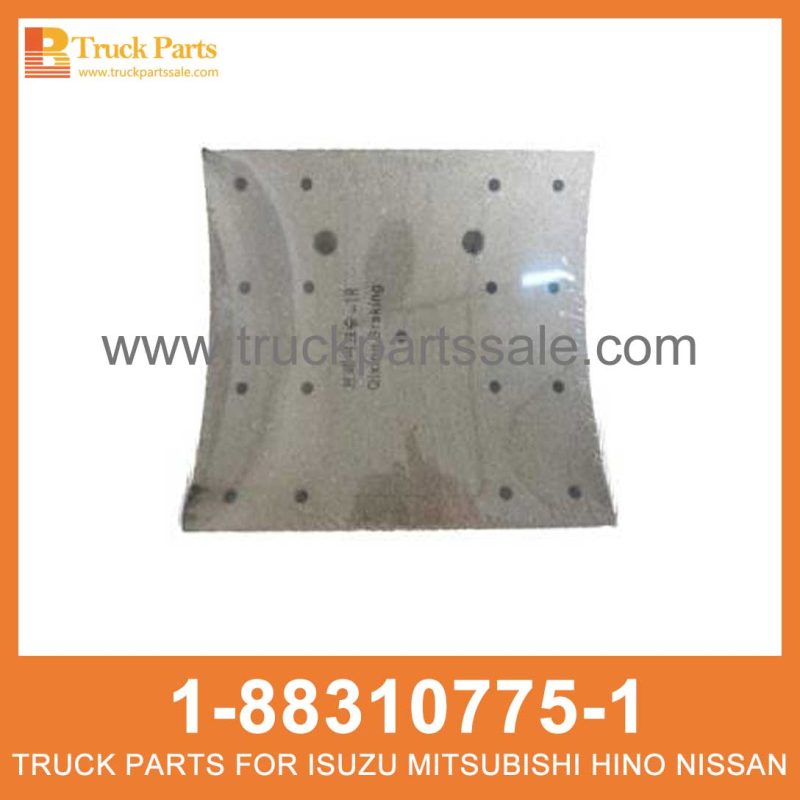 LINING SET RR BRK 1-88310775-1 1-47126093-0 1883107751 1471260930 1-88310-775-1 1-47126-093-0 for ISUZU CYZ51K 6WF1 Conjunto de revestimiento RR BRK RR BRK