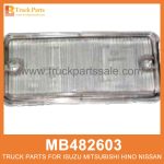 Lens Parking Lamp Clear Lens MB482603 for Mitsubishi truck L??mpara de estacionamiento lente lente transparente