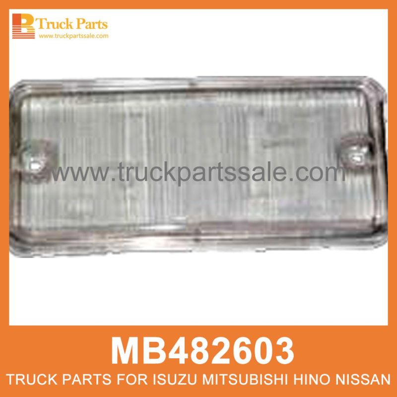 Lens Parking Lamp Clear Lens MB482603 for Mitsubishi truck L??mpara de estacionamiento lente lente transparente