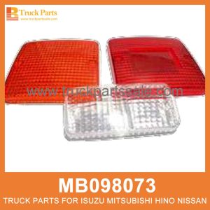 Lens Set Tail Lamp set of 3 pcs MB098073 MB098074 MB098075 for Mitsubishi truck L??mpara trasera de lente