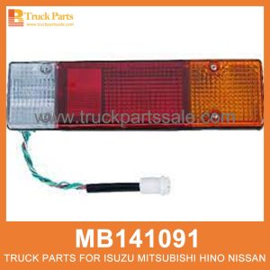 Lens Tail Lamp MB141091 MB141092 for Mitsubishi truck L??mpara trasera