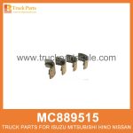 Lined Shoe Set Front Rear 110mm width set of 4 pcs MC889515 MK501612 F6722 for Mitsubishi truck Juego de zapatos forrados