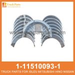 METAL KIT CRANKSHAFT 1-11510093-1 1115100931 1-11510-093-1 for ISUZU CYZ51 6WF1 Cig??e al del kit de metal