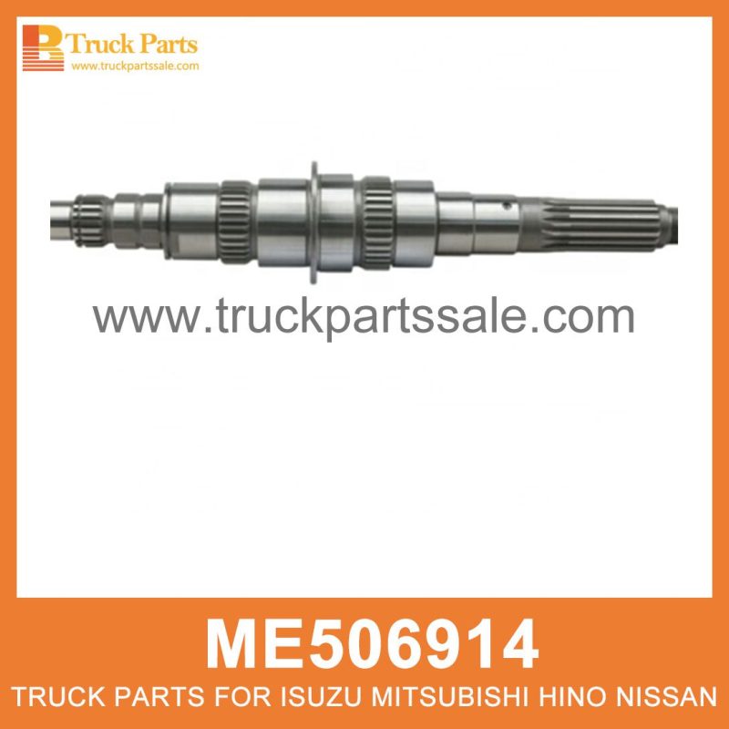 Main Shaft 422mm Length 20 34 36 18 Teeth ME506914 for Mitsubishi truck Eje principal
