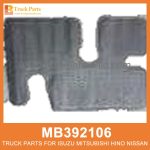 Matting Set Front Floor MB392106 MB392400 for Mitsubishi truck Matting Set Front Floor