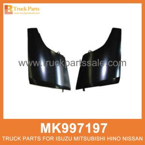 Metal Corner Left Front Panel MK997197 for Mitsubishi truck Panel frontal izquierdo de la esquina de metal