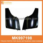 Metal Corner Right Front Panel MK997198 for Mitsubishi truck Panel frontal derecho de la esquina de metal