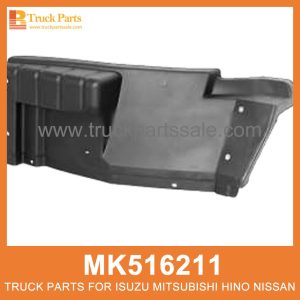 Mudguard Left Front Wheel MK516211 MK627803 for Mitsubishi truck Rueda frontal izquierda de guardabarros de barro Mudguard