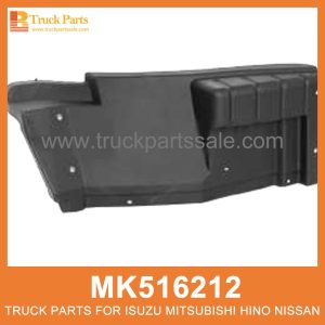 Mudguard Right Front Wheel MK516212 MK627800 for Mitsubishi truck Rueda delantera derecha de guardabarros