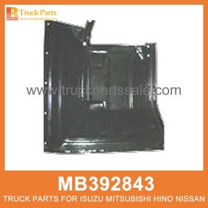 Mudguard Right Tyre MB392843 for Mitsubishi truck Neum??tico derecha de guardabarros Mudguard Right Tyre