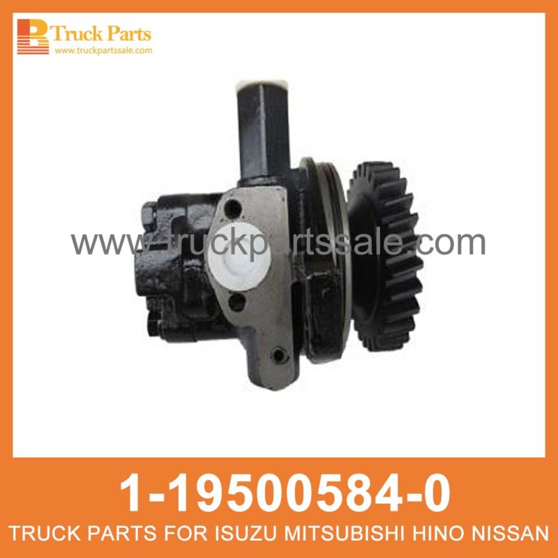 PUMP ASM OIL P-S 1-19500584-0 1195005840 1-19500-584-0 for ISUZU FSR32 6HH1 Bomba ASM Oil PS PUMP ASM OIL PS