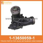 PUMP ASM WATER W GASKET 1-13650059-1 1136500591 1-13650-059-1 for ISUZU 6SD1 Bomba ASM Water W Junta ASM W