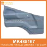 Panel Inner Left Door Manual Window Type MK485167 for Mitsubishi truck Panel Tipo de ventana manual de puerta izquierda interna