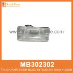 Parking Lamp Clear Lens MB302302 214-2006N for Mitsubishi truck L??mpara de estacionamiento lente transparente