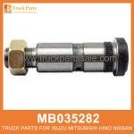 Pin Rear Spring with Collar MB035282 for Mitsubishi truck Pin de resorte trasero con collar