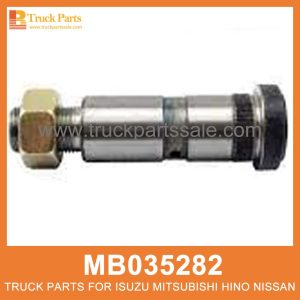 Pin Rear Spring with Collar MB035282 for Mitsubishi truck Pin de resorte trasero con collar