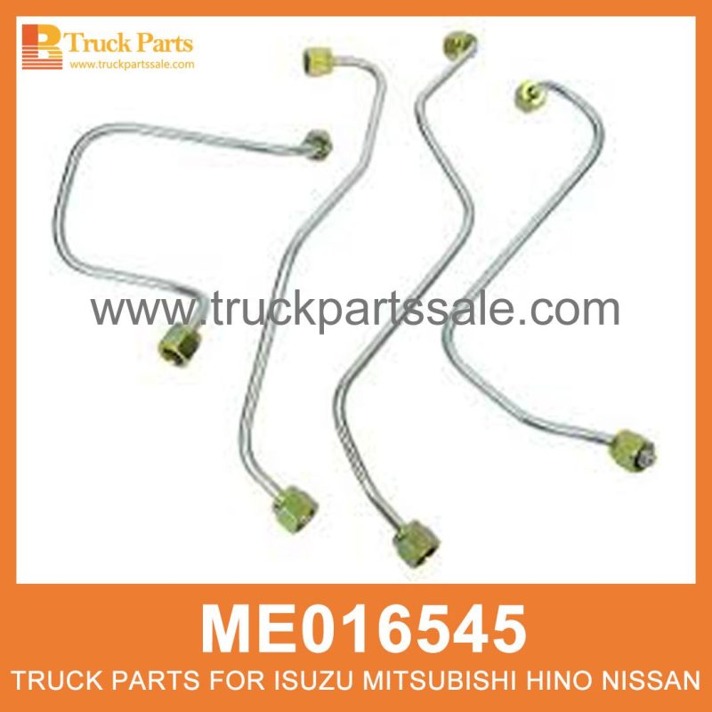 Pipe Set Fuel Injector set of 4 pcs ME016545 ME016546 ME016547 ME016548 for Mitsubishi truck Inyector de combustible de su tuber??a