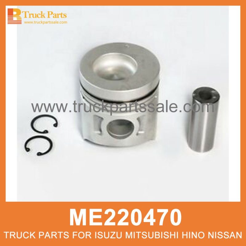 Piston Set 104mm bore set of 4 pcs ME220470 ME011143 for Mitsubishi truck Set de pist??n