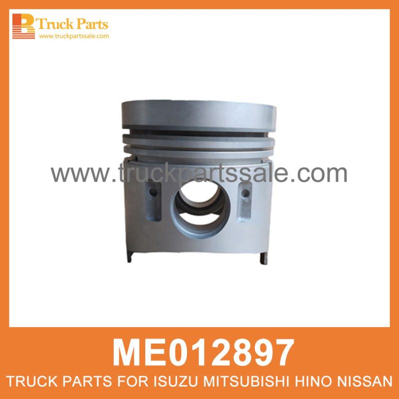 Piston Set 108mm bore set of 4 pcs ME012897 for Mitsubishi truck Set de pist??n