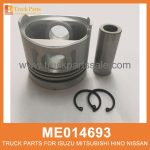 Piston Set 110mm bore set of 4 pcs ME014693 for Mitsubishi truck Set de pist??n