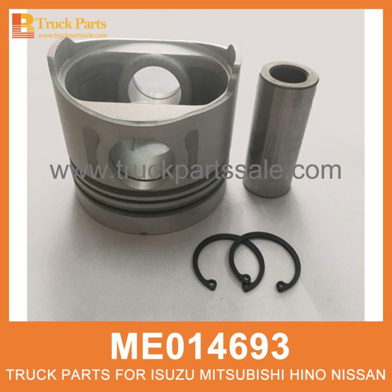 Piston Set 110mm bore set of 4 pcs ME014693 for Mitsubishi truck Set de pist??n
