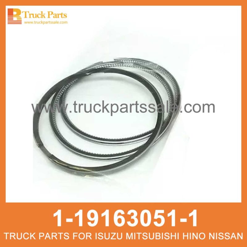 RING KIT PISTON AIR CMPR 1-19163064-0 1191630640 1-19163-064-0 for ISUZU CYZ51 6WF1 Kit de anillo Piston Air CMPR cmpr