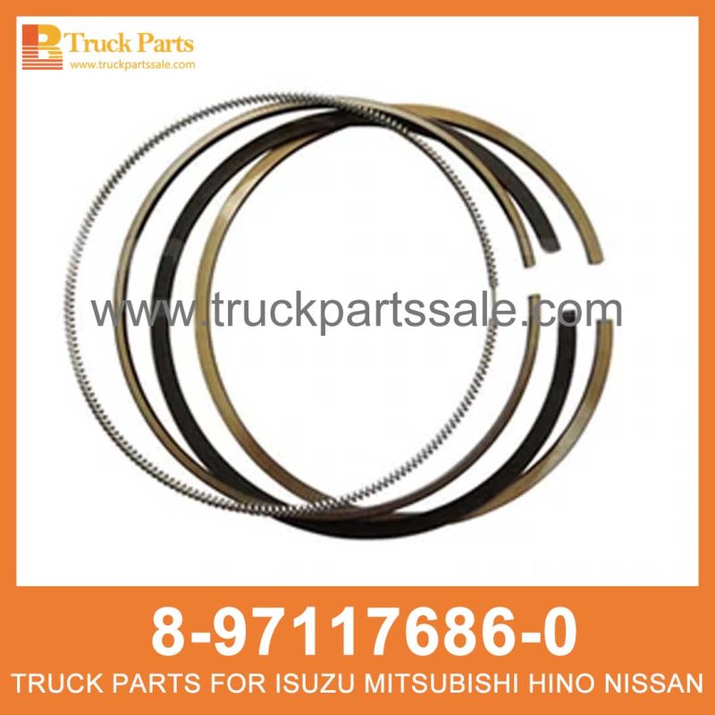 RING SET PISTON 8-97117686-0 8971176860 8-97117-686-0 for ISUZU NPR65 4BD1 Pist??n de colocaci??n de anillos