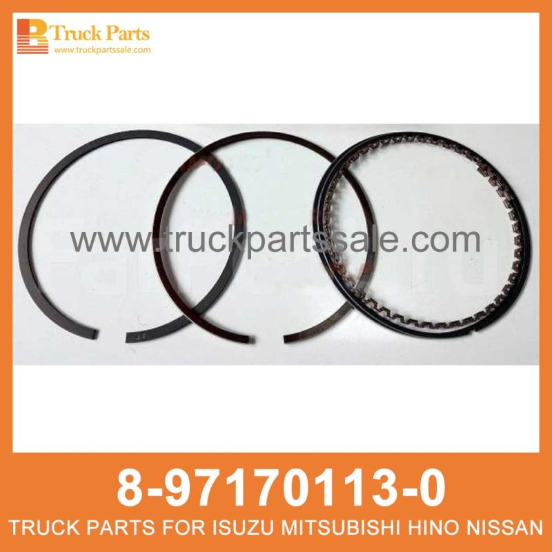 RING SET PISTON 8-97170113-0 8971701130 8-97170-113-0 for ISUZU UCS25 6VD1 Pist??n de colocaci??n de anillos