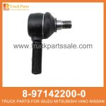 ROD END TIE ROD 8-97142200-0 8-97142201-0 8971422000 8971422010 8-97142-200-0 8-97142-201-0 for ISUZU 700P 4HK1 Varilla de enlace de extremo end end end