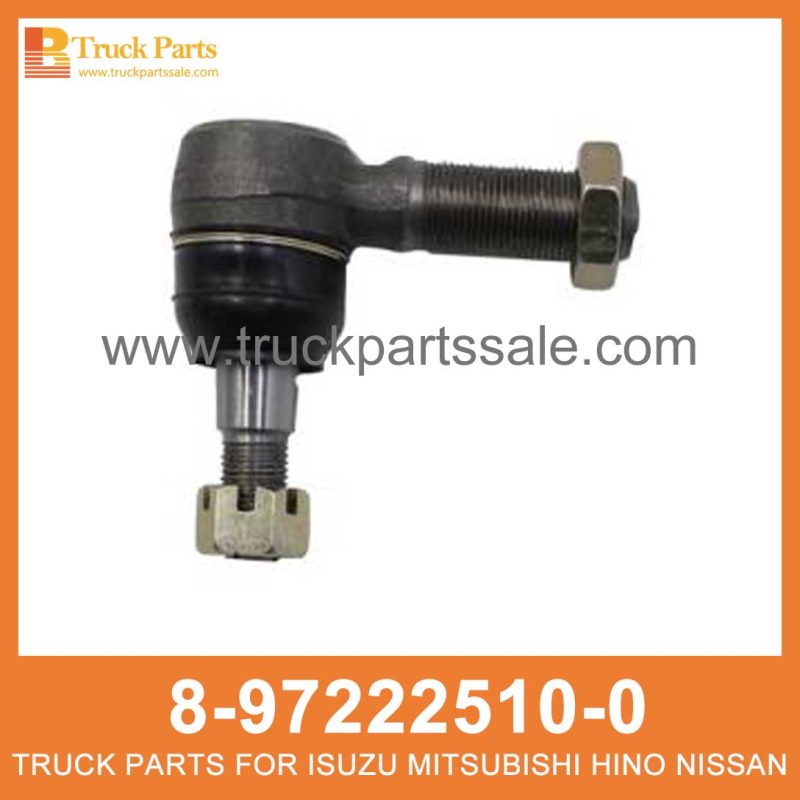 ROD END TIE ROD 8-97222510-0 8-97222509-0 8972225100 8972225090 8-97222-510-0 8-97222-509-0 for ISUZU NQR 700P 4HK1 Varilla de enlace de extremo end end end