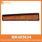 Reflector Right Footstep MK485634 214-2907R for Mitsubishi truck Pasos de reflector derecho