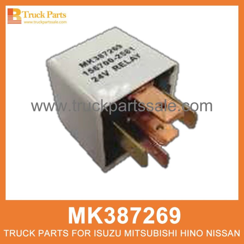Relay Wiper Motor 5 Pin 24V MK387269 for Mitsubishi truck Motor de limpiaparabrisas