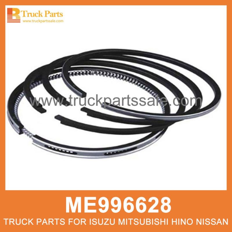 Ring Set Piston 110mm bore ME996628 for Mitsubishi truck Pist??n de colocaci??n de anillos