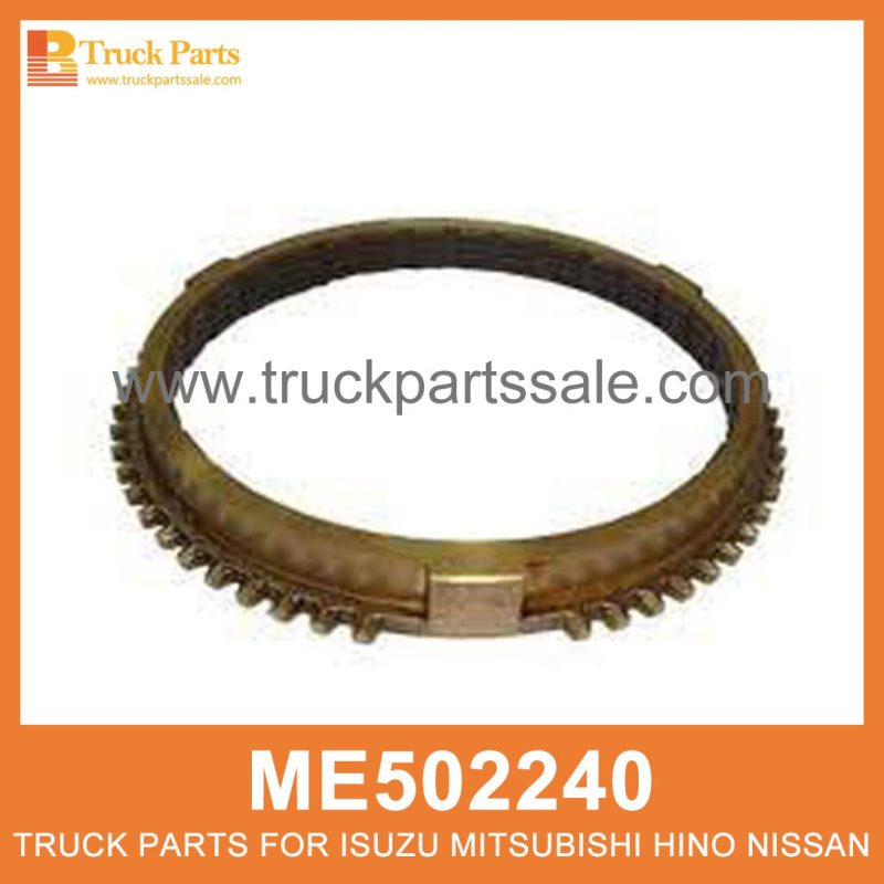 Ring Set Synchronizer 1st Reverse Gear 51 Teeth ME502240 for Mitsubishi truck Sincronizador de set de anillo