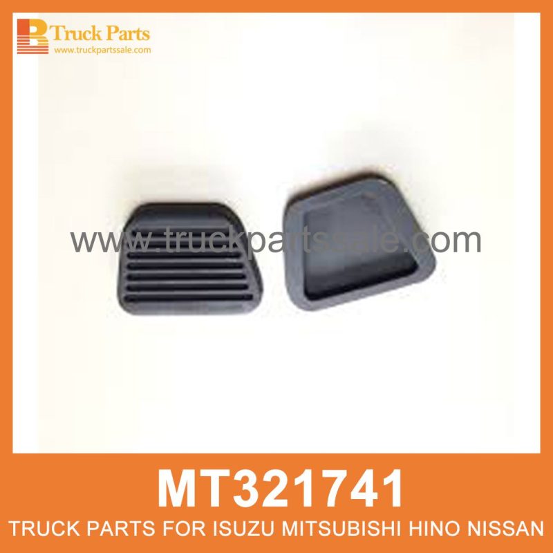 Rubber Pad Clutch Brake Pedals MT321741 for Mitsubishi truck Pedales de freno de embrague de goma