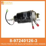 SEDIMENTER FUEL 8-97240126-3 8972401263 8-97240-126-3 for ISUZU NKR77 4JH1 Combustible del sedimentador