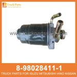 SEDIMENTER FUEL 8-98028411-1 8980284111 8-98028-411-1 for ISUZU 4HK1 Combustible del sedimentador