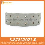SHOE KIT BRAKE RR 5-87832022-0 5878320220 5-87832-022-0 for ISUZU NPR NQR Freno de kit de zapatos