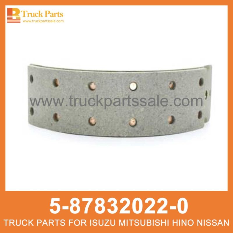 SHOE KIT BRAKE RR 5-87832022-0 5878320220 5-87832-022-0 for ISUZU NPR NQR Freno de kit de zapatos